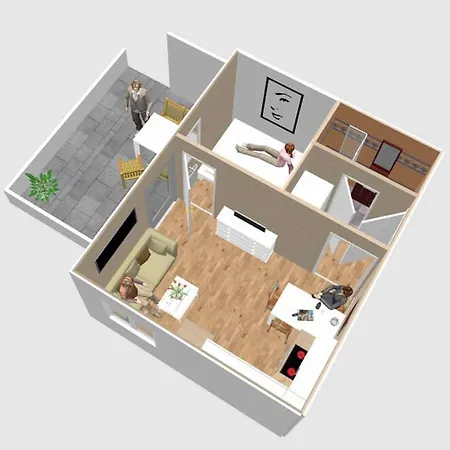 Stadt Residenz We1 We8 - 2 Reihe - Sauna Im Haus Heringsdorf  Exterior photo